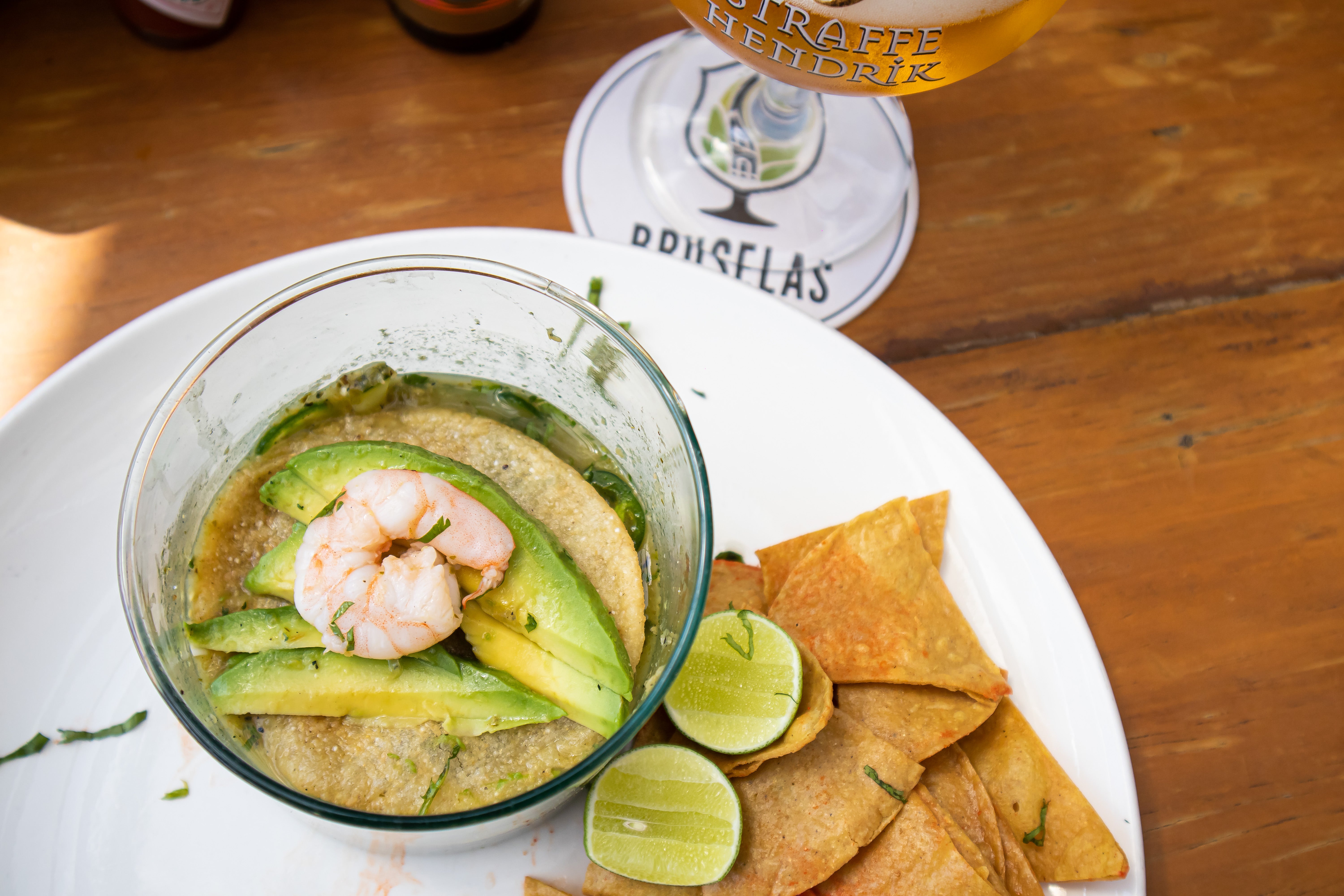 Ceviche De Camarón En Salsa Verde
