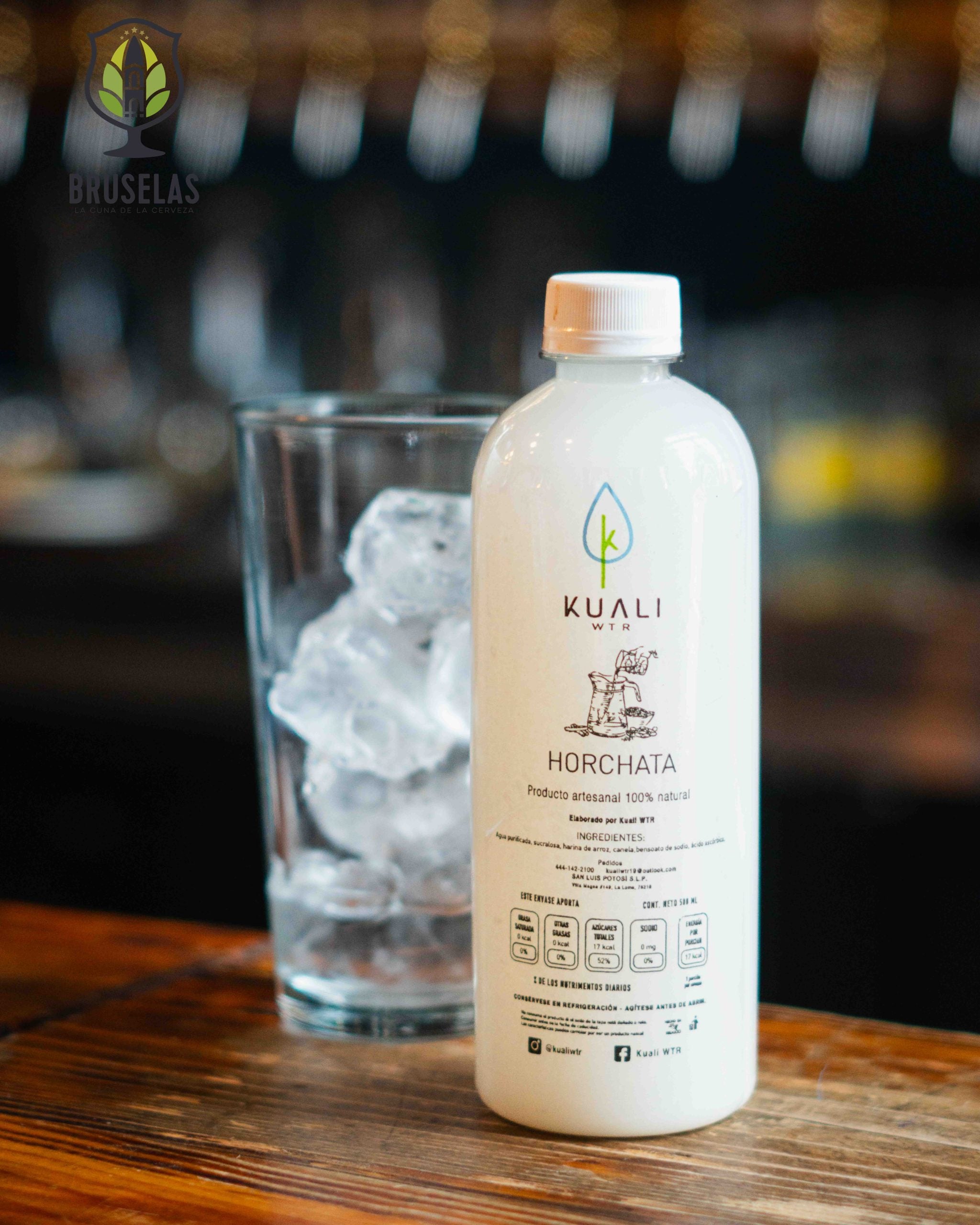 Agua de sabor horchata