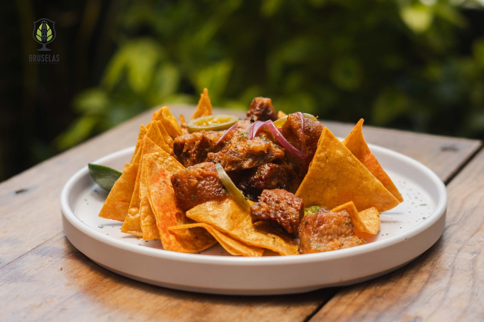 Chicharrón de Cachete con Guacamole